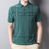 Men's Short Sleeve Plaid Polo Shirt - Casual Summer Wear
