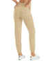 G4Free Womens Pants Stretch Golf Pants Travel Joggers 27" Lounge Pants(Light Khaki M 27")