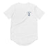 Men's Curved Hem Ancient Mermaid Anchor T-Shirt