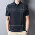 Men's Short Sleeve Plaid Polo Shirt - Casual Summer Wear