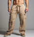 Men's Large Size Casual Mid-Waist Summer Trousers