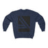 Men's Double Slanted Logo Crewneck Sweatshirt