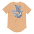 Men's Curved Hem Ancient Mermaid Anchor T-Shirt
