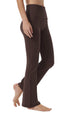 Keolorn Bootcut Yoga Pants for Women High Waist Workout Pants for Women Tummy Control Bootleg Work Pants Dress Pants(Brown.S)