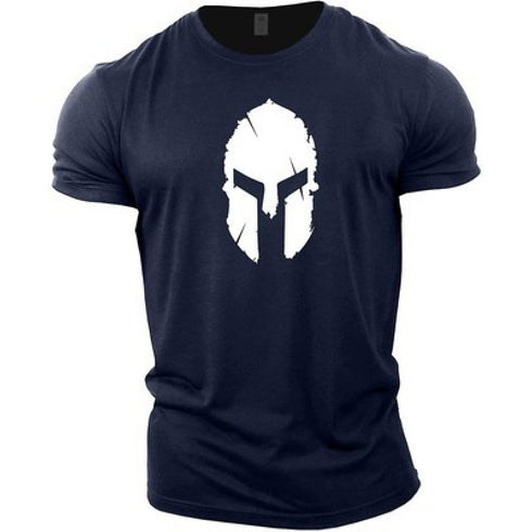 Men's Comfortable Cotton Muscle T-Shirt for Sports