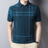 Men's Short Sleeve Plaid Polo Shirt - Casual Summer Wear