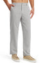 Libin Mens Imitation Linen Pants Beach Pants Lightweight Pants Casual Lounge Travel Pants Light Gray 34W x 30L