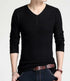 Mens Casual V Neck Sweater with Buttons Design